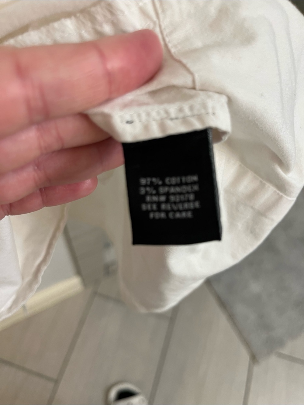 Premise White Sleeveless Button-Down Collared Top m - Picture 5 of 6